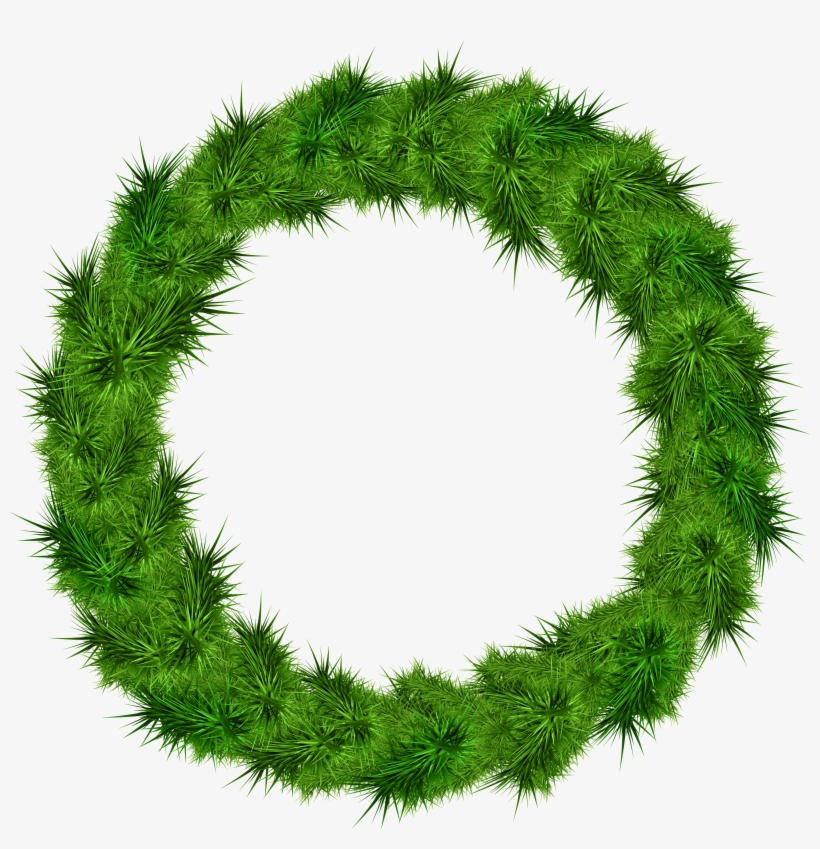 Green Wreath Png, transparent png