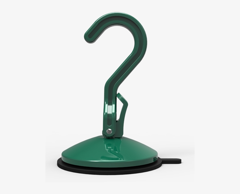 Wreathhook - Green - Side View - Wood, transparent png