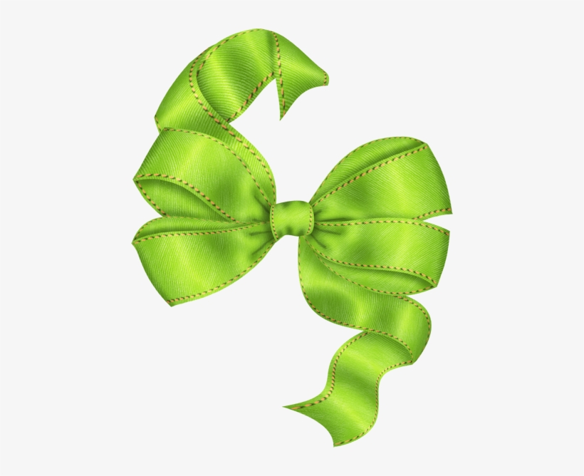 Moño De Regalo Verde Png, transparent png