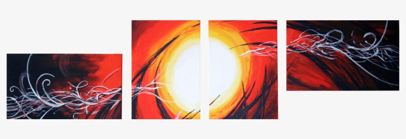 Living Room Flare Acrylic Painting - Modern Art, transparent png