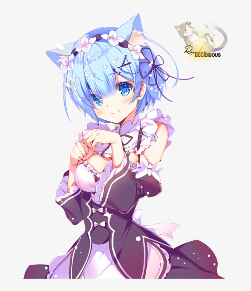 Science & Math - Re Zero Rem Kawaii, transparent png