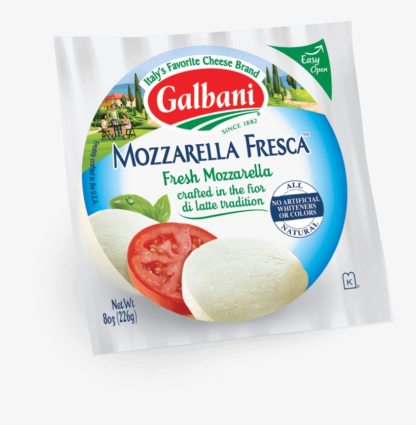 Galbani Mozzarella Fresca - 8 Oz Cup, transparent png