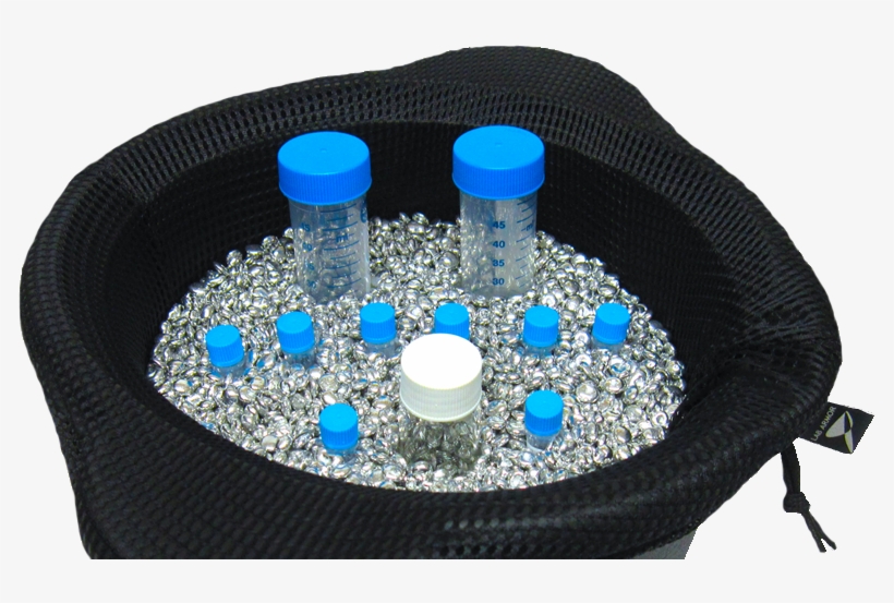 Chill Bucket With Tubes Slide3 - Lab Armor 67200-001 Lab Armor Chill Bucket Beads, Silver, transparent png