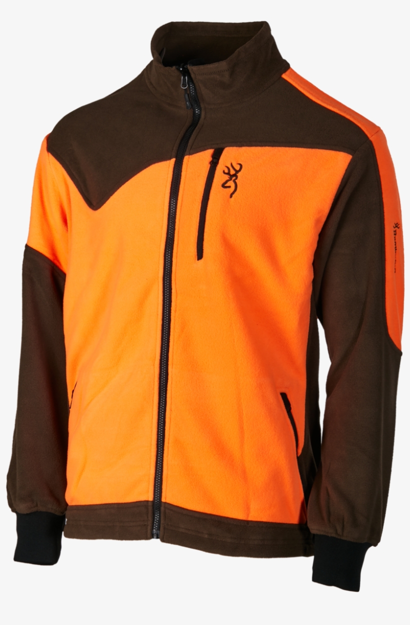 Jacket, Powerfleece One Zippin, Green Orange - Jacket, transparent png