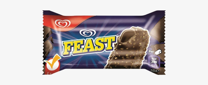 Jam Roly Poly - Walls Feast Ice Cream, transparent png