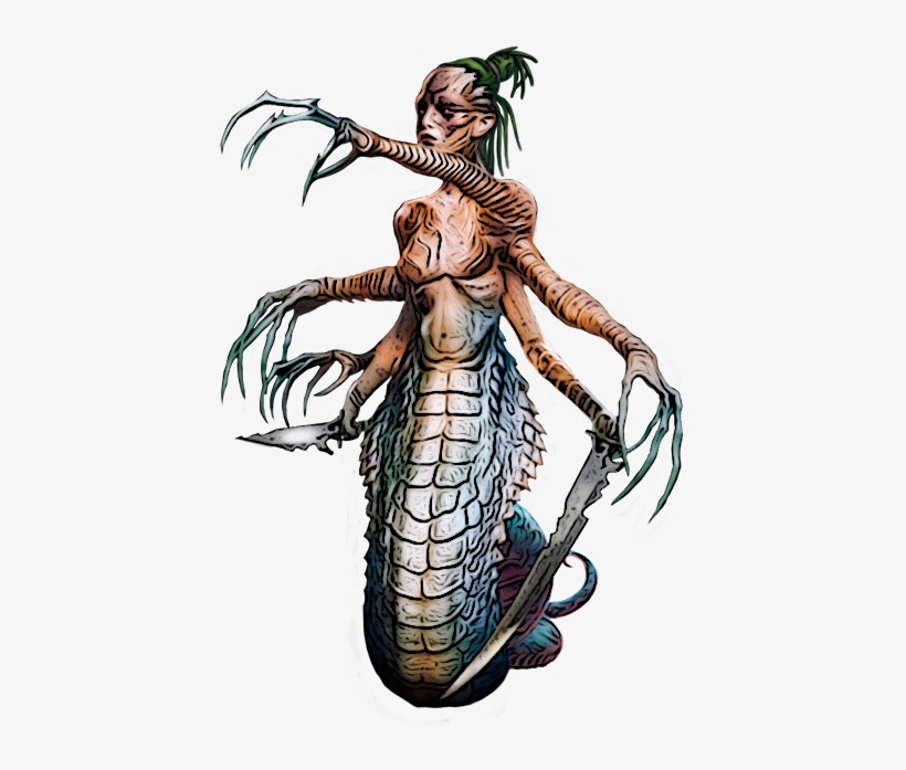 Multiweapon Mastery - Marilith Demon, transparent png