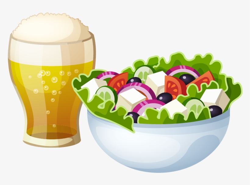 Salad Clipart Potatoe Salad - Greek Salad Clipart, transparent png