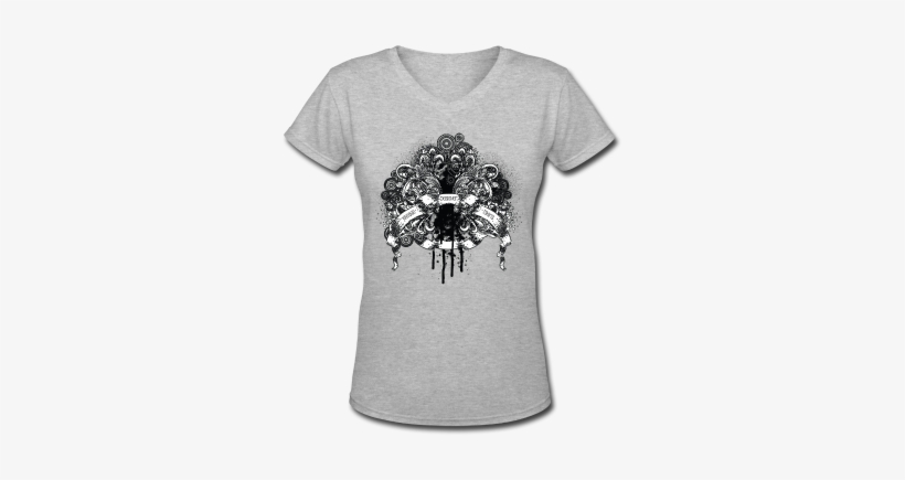 Grey Vintage - T Shirt Geisha Womens, transparent png