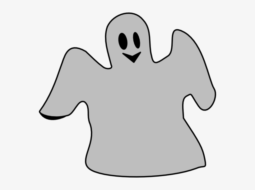 Real Ghost Clipart - Grey Ghost Clipart, transparent png