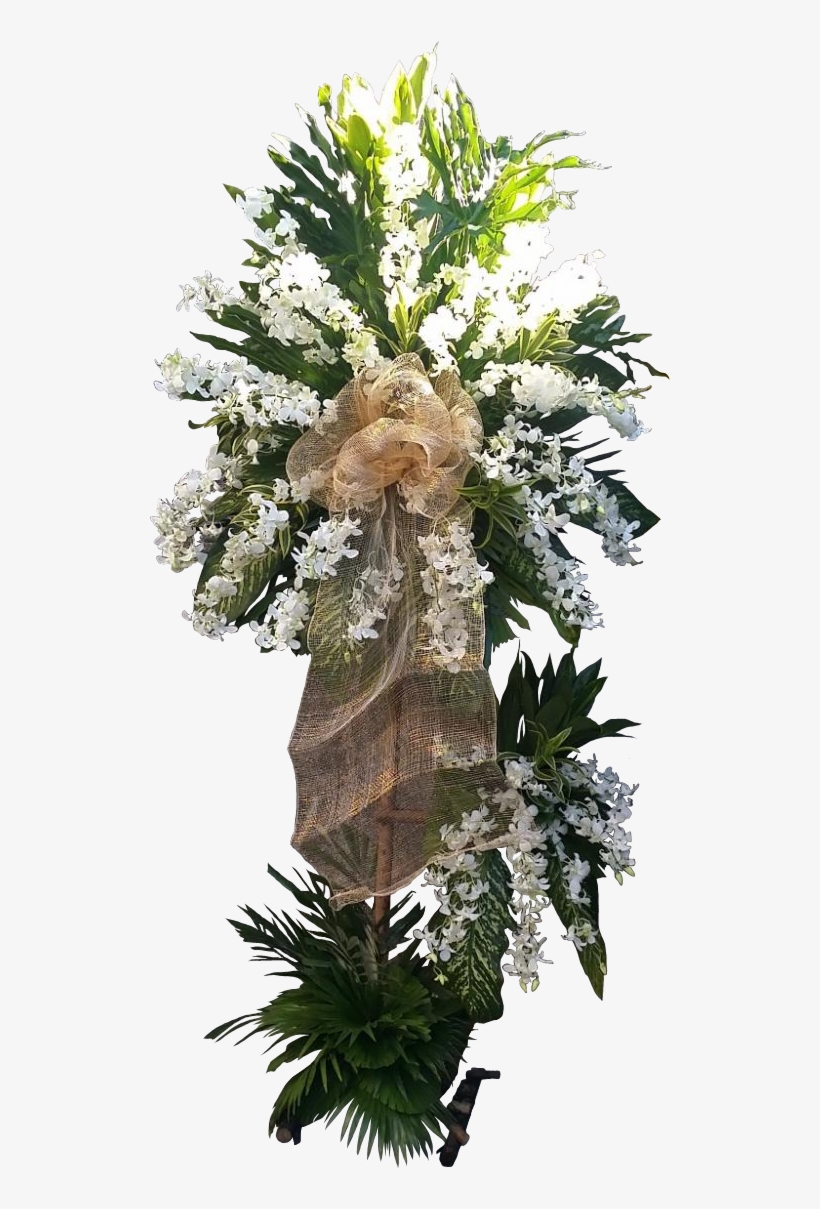 Funeral Flowers To Express Your Sympathy With Stand - Flower, transparent png
