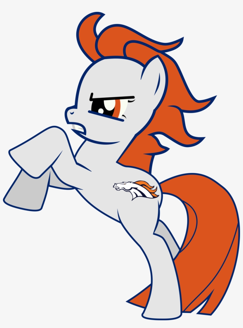 Clip Transparent Bronco Drawing Deviantart - Broncos Pony, transparent png