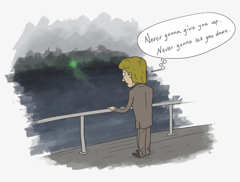 The Great Gatsby - Green Light In The Great Gatsby, transparent png