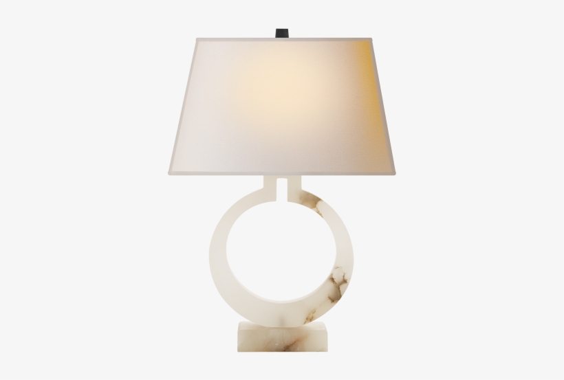 Ring Form Large Table Lamp In Alabaster With Natural - Island City Traders, transparent png