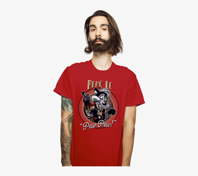 Pepe Le Pew Pew - Shirt, transparent png
