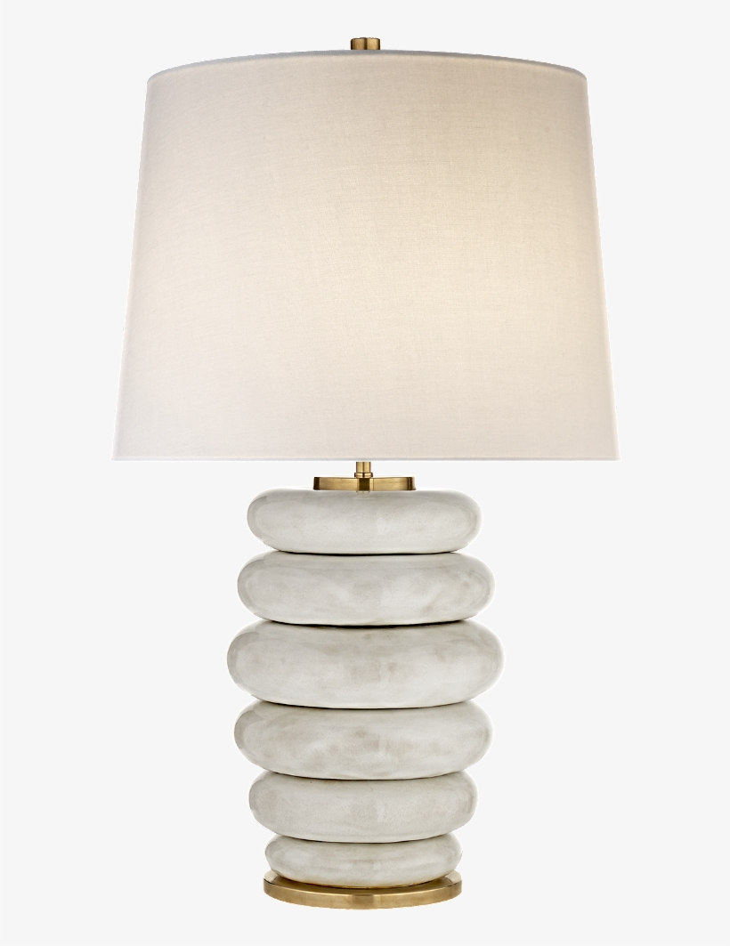 Stacked Ring Table Lamp - Visual Comfort Kw 3619awc-l Kelly Wearstler Modern, transparent png