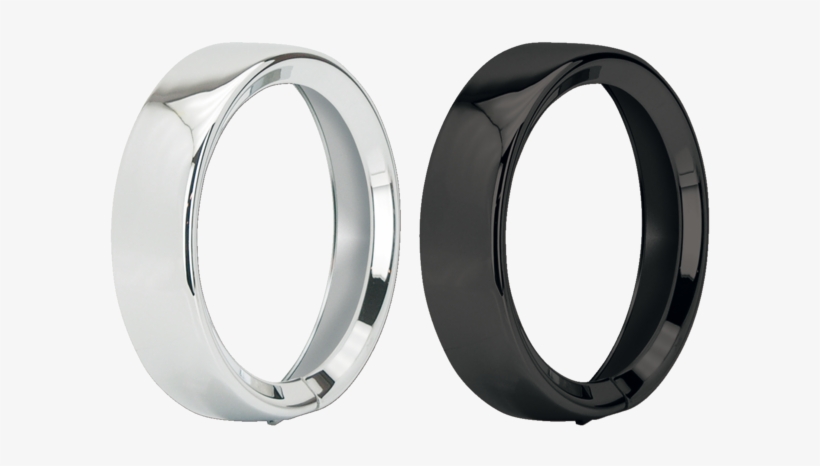 This Chrome Plated Headlamp Trim Ring Is Longer Than - Zodiac Headlight Rim Classic Frenched - Chrome, transparent png
