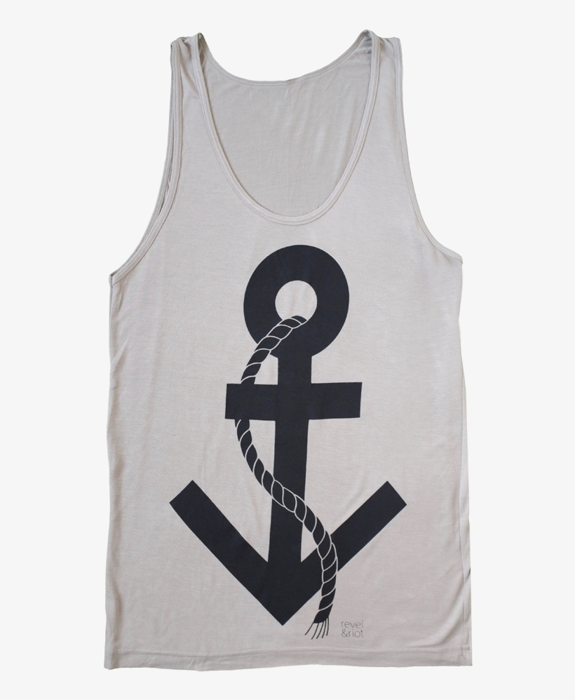 Trans Symbol Anchor Tank Top - Anchor Tank Top, transparent png