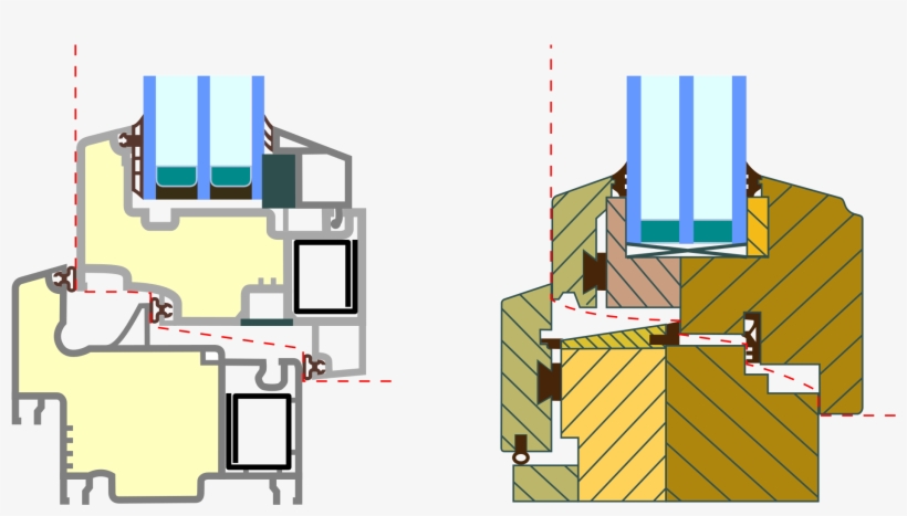 Open - Dreifach Wärmeschutzverglasung, transparent png