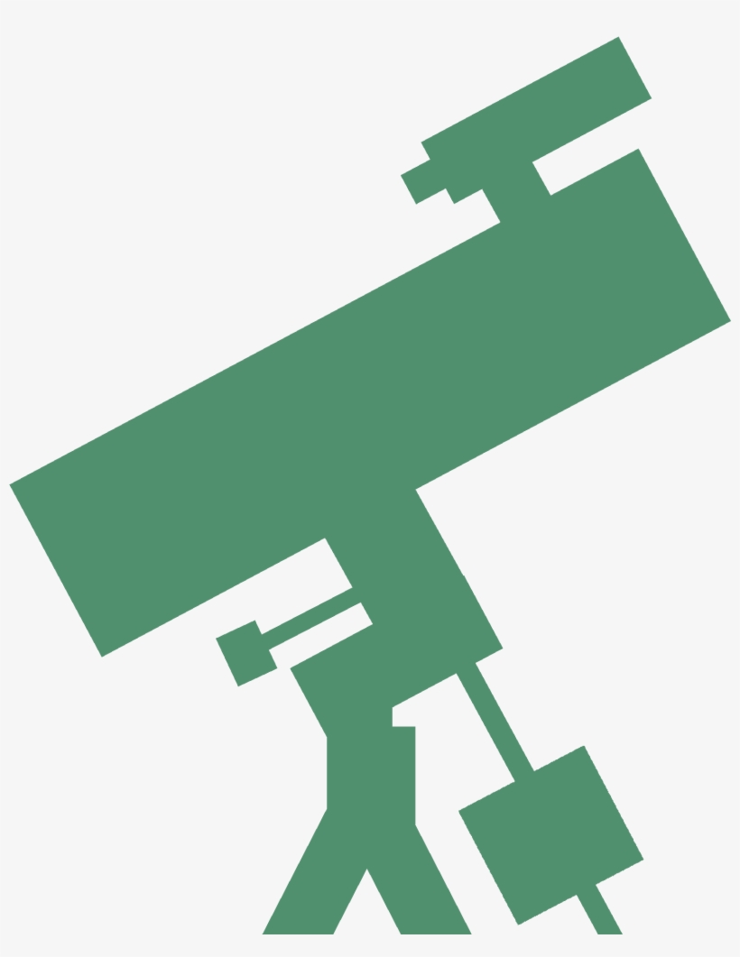 Logo Telescope Green) - Telescope Logo, transparent png