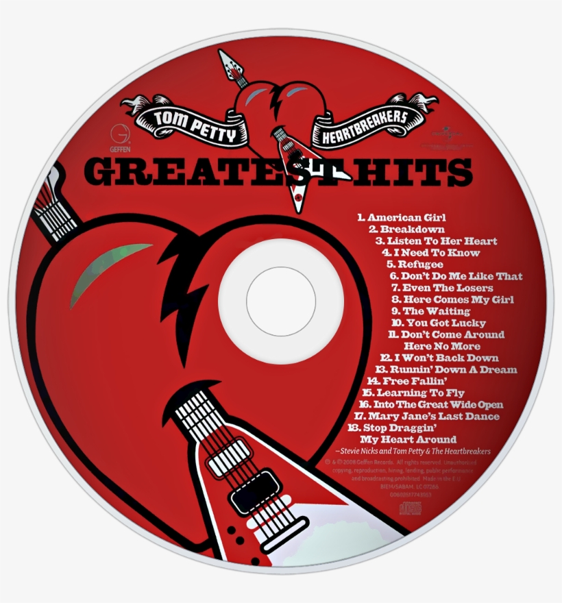 The Tom Petty Page Came In 4th - Tom Petty And The Heartbreakers Greatest Hits Songs, transparent png