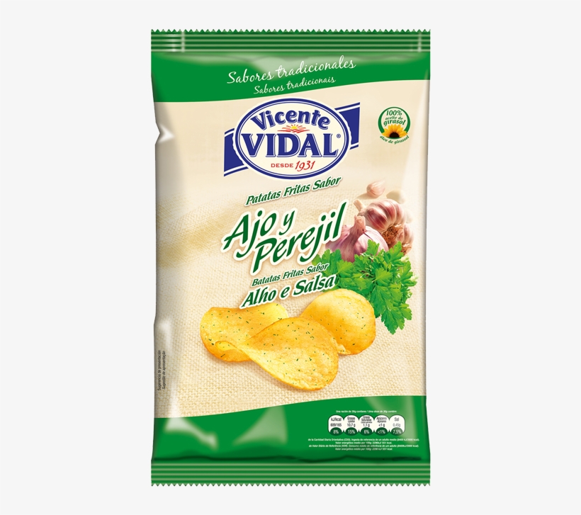 Sabores Ajo Perejil - Patatas Fritas Ajo Y Perejil, transparent png