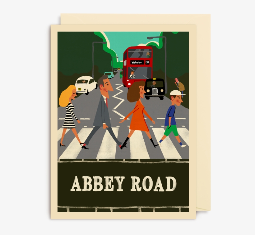 Abbey Road Mini Card - L Is For London By Paul Thurlby, transparent png