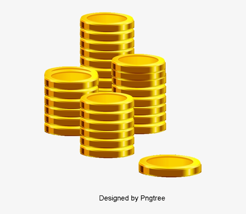 Coin Gold Png And Vector For Free Download - Portable Network Graphics, transparent png