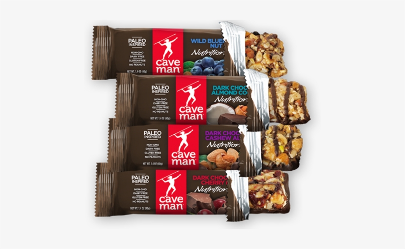 Caveman Foods - Caveman Foods Dark, Chocolate Almond Coconut - 1.4, transparent png