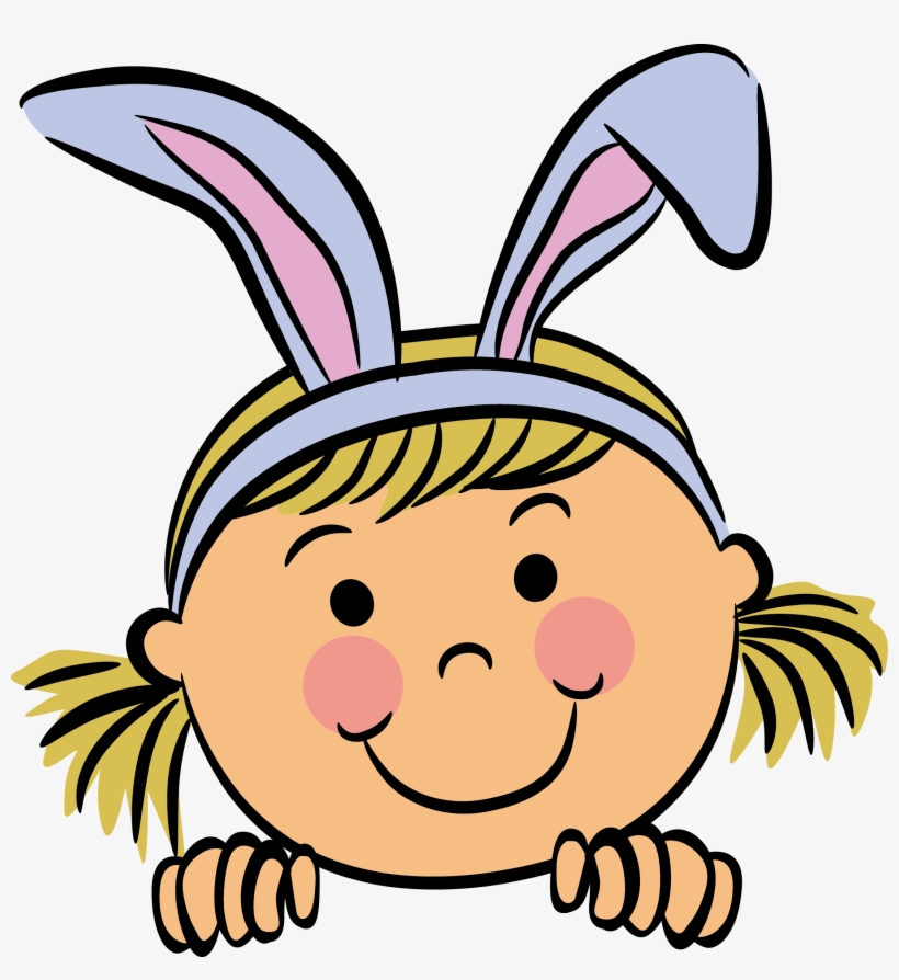 Png Little Girl Face - Girl Face Cartoon Png, transparent png