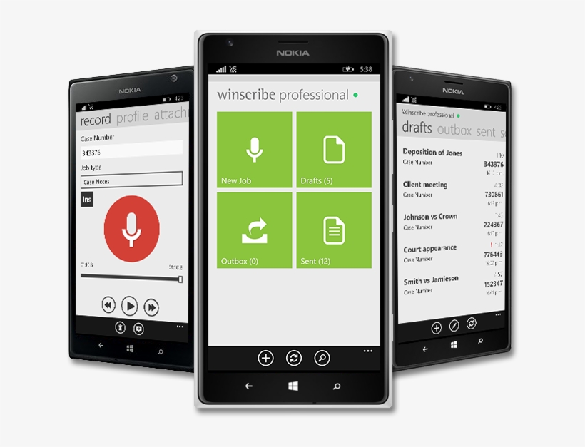 Winscribe Professional Dictation For Smartphones Evolves - Text, transparent png
