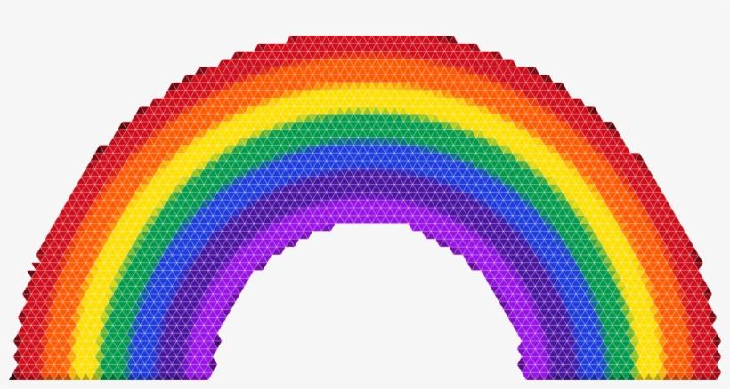 Triangle Purple Color Computer Icons Rainbow Free Commercial - Circle, transparent png
