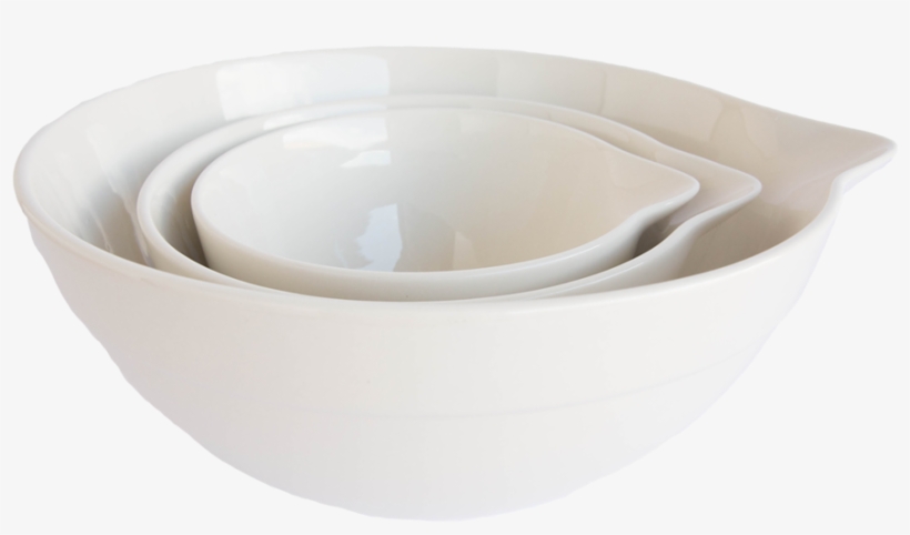 White Batter Bowls 6 - Bowl, transparent png