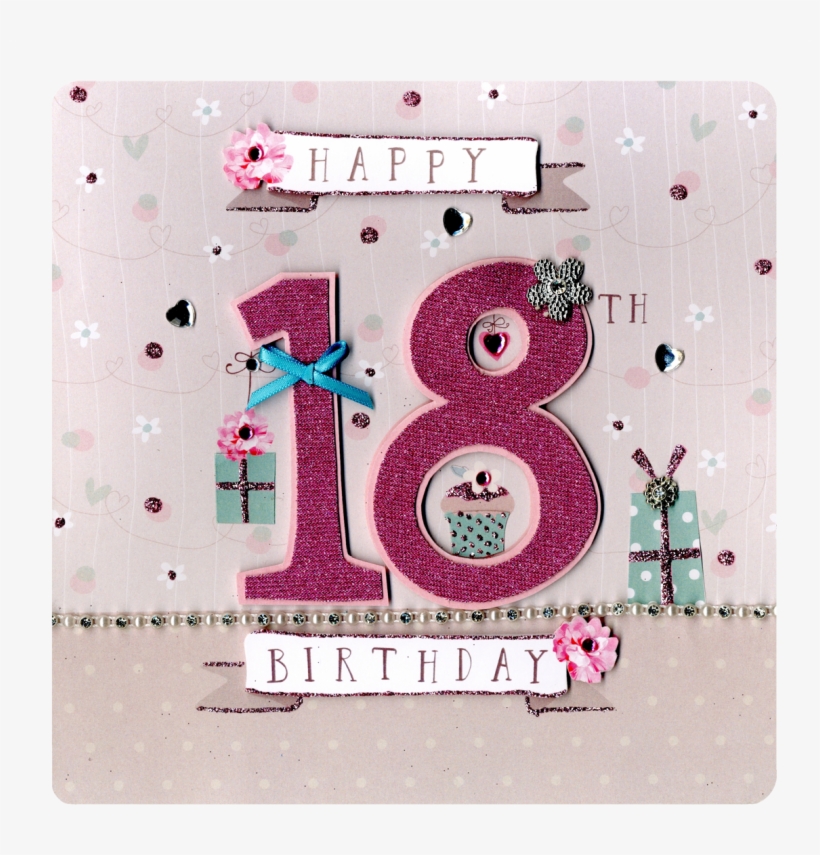 Second Nature 18th Birthday Keepsake Card, transparent png
