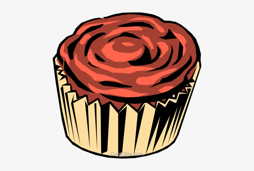 Chocolate Cupcake Royalty Free Vector Clip Art Illustration - Music, transparent png
