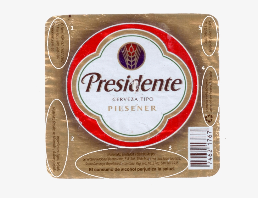 Label Presidente - Label, transparent png