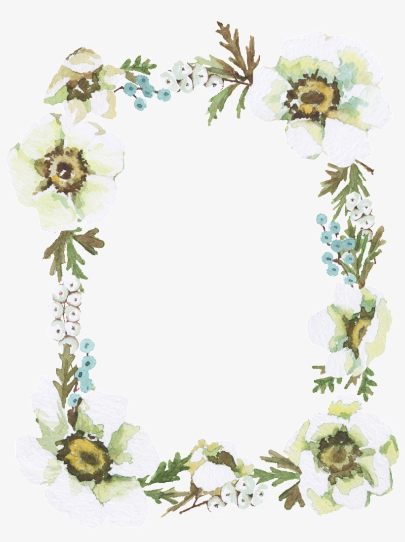 Mirror Lace Transparent Decorative - 花 邊框 下載, transparent png