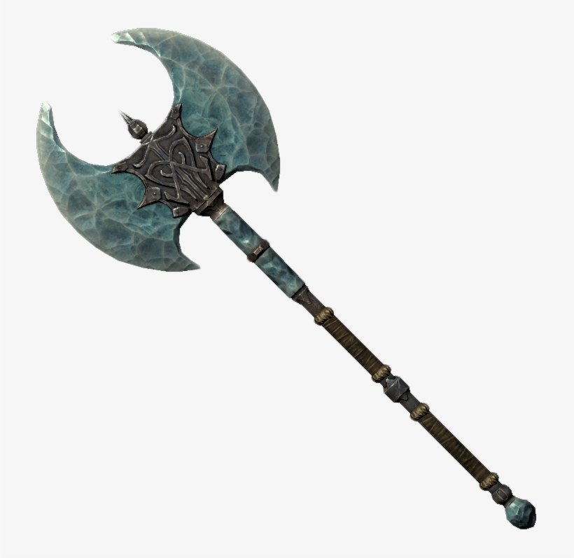 Battle Axe Png Picture - Skyrim Battleaxe, transparent png