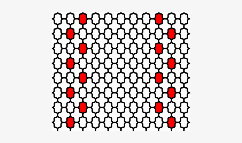 Black White Red Grid Fabric By Gicalorandi On Spoonflower - White, transparent png