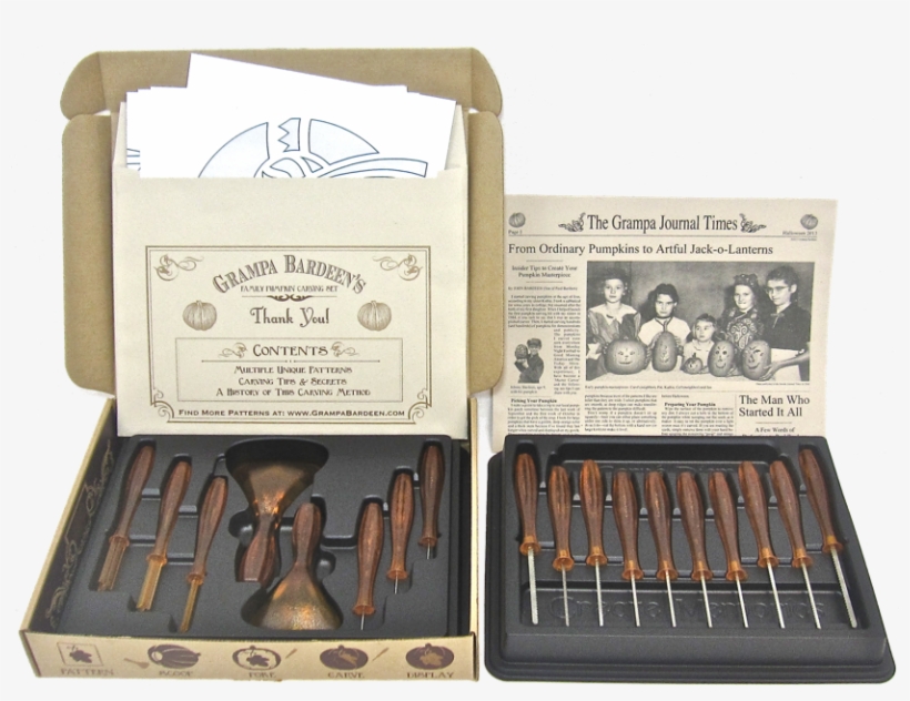 Grampa Bardeen 's Family Pumpkin Carving Set, transparent png
