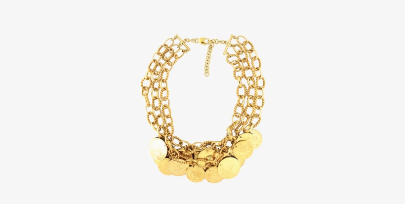 Collar Memorias Danielespinosa 3cadenas Monedas Vermeil - Daniel Espinosa Coleccion Memorias, transparent png
