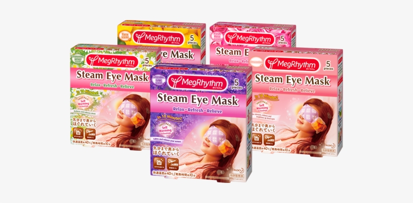 Relax,refresh,relieve With Japan R&d Megrhythm Steam - めぐりズム 蒸気でホットアイマスク カモミールジンジャーの香り 5枚入, transparent png
