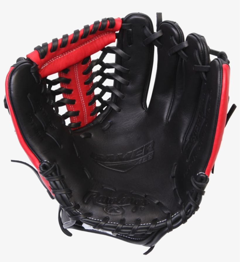 Picture Of Baseball Glove Group Black And White Download - Rawlings Gamer Xle Le Black Scarlett, transparent png