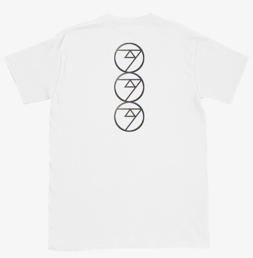 Rainbow Strip Tee - Smiley, transparent png