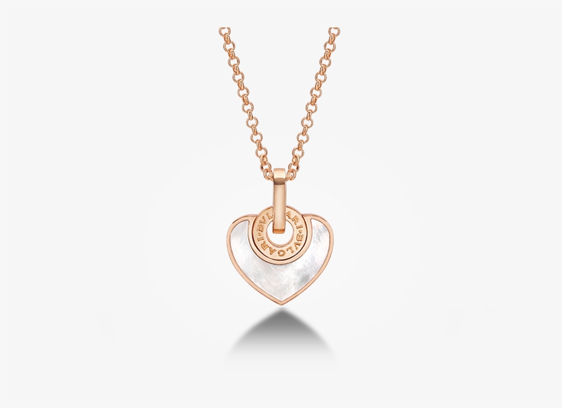 Colgante Bvlgari Bvlgari Cuore Con Cadena En Oro Rosa - Bvlgari Latest Jewelry Collection, transparent png