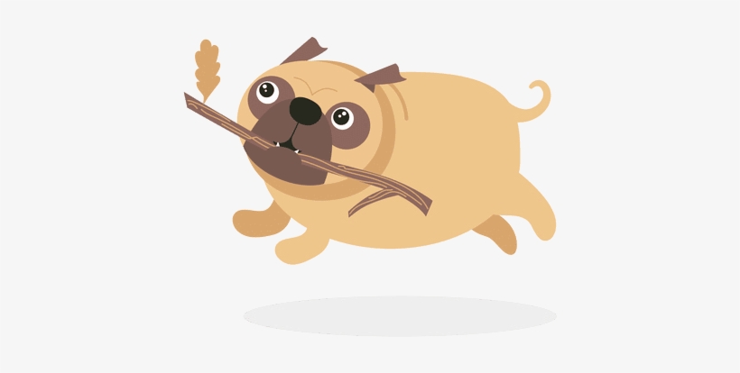 Clean Up After Your Pet Vector Illustration Pet Waste - Funny Pug, transparent png