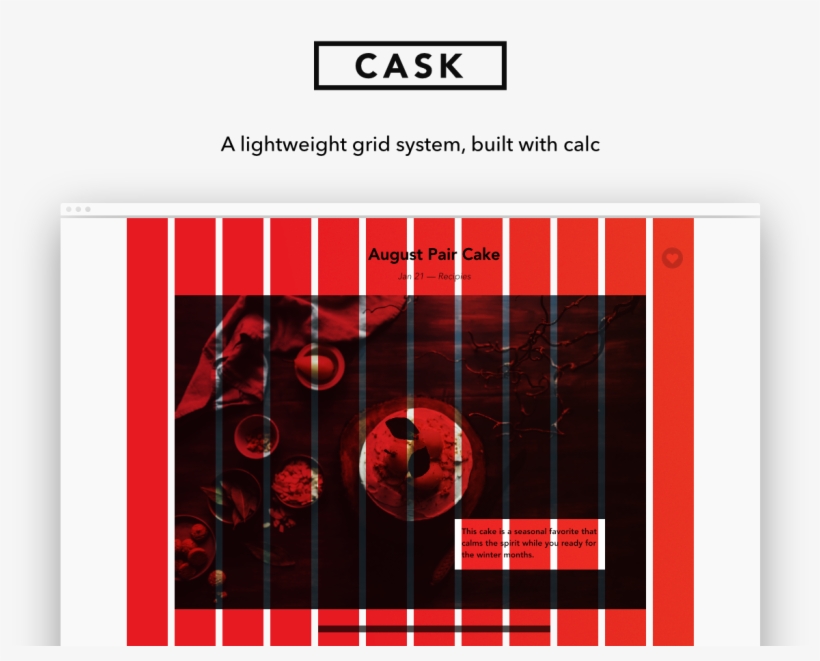 Cask, A Lightweight Grid System Built With Calc - Grid, transparent png