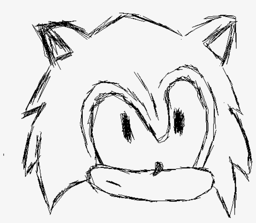 Pixilart Sonic The Hedgehog In Pencil Carlosalos Png - Pencil, transparent png