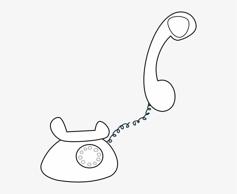 Cartoon Telephone Svg Clip Arts 540 X 593 Px, transparent png