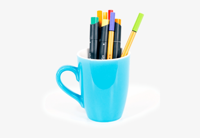 Collaborate And Add Notes - Pencil In Mug Png, transparent png