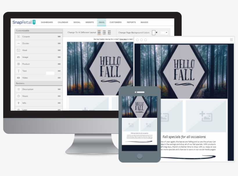 Drive Store Traffic By Sending A Fall Inspired Email - Small Business, transparent png